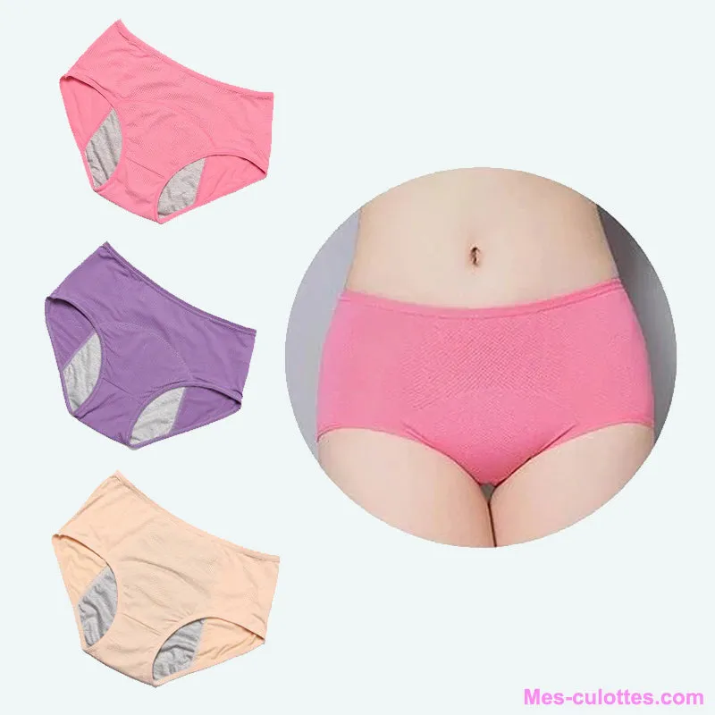 Culotte Menstruelle Silya - (Culotte anti-urinaire en Coton BIO)