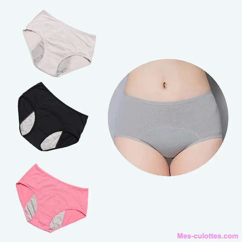 Culotte Menstruelle Silya - (Culotte anti-urinaire en Coton BIO)