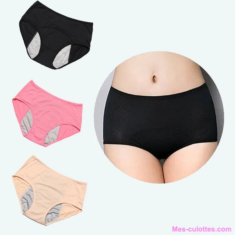 Culotte Menstruelle Silya - (Culotte anti-urinaire en Coton BIO)