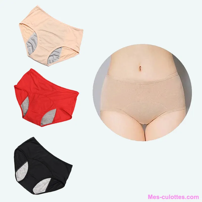 Culotte Menstruelle Silya - (Culotte anti-urinaire en Coton BIO)