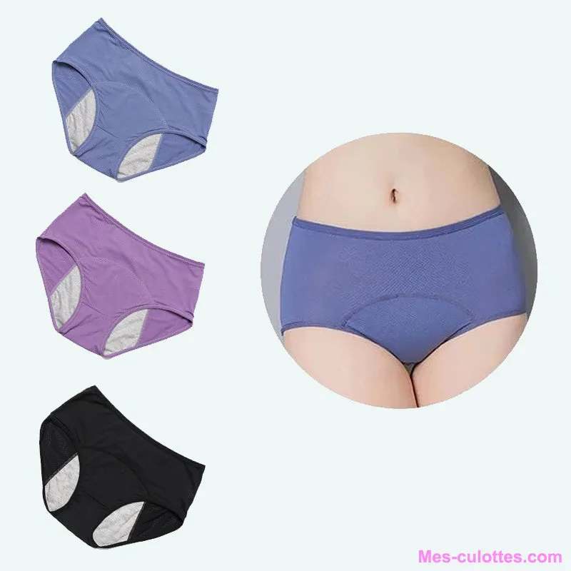 Culotte Menstruelle Silya - (Culotte anti-urinaire en Coton BIO)