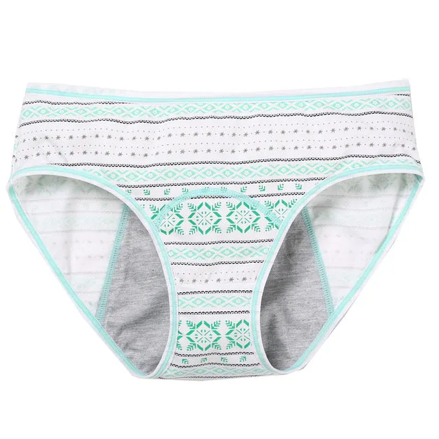 Culotte Menstruelle Viola - Flux Moyens (Lot de 3 Culottes en coton pour les règles)