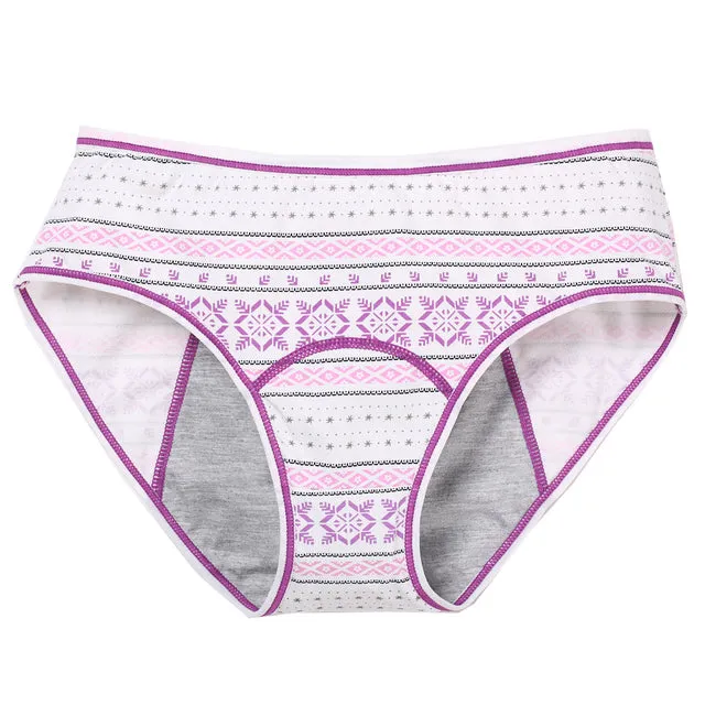 Culotte Menstruelle Viola - Flux Moyens (Lot de 3 Culottes en coton pour les règles)