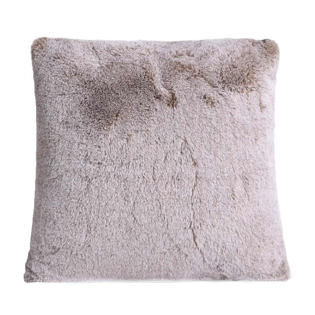 Cushion - Deluxe Faux Fur Cushion (Cappuccino)