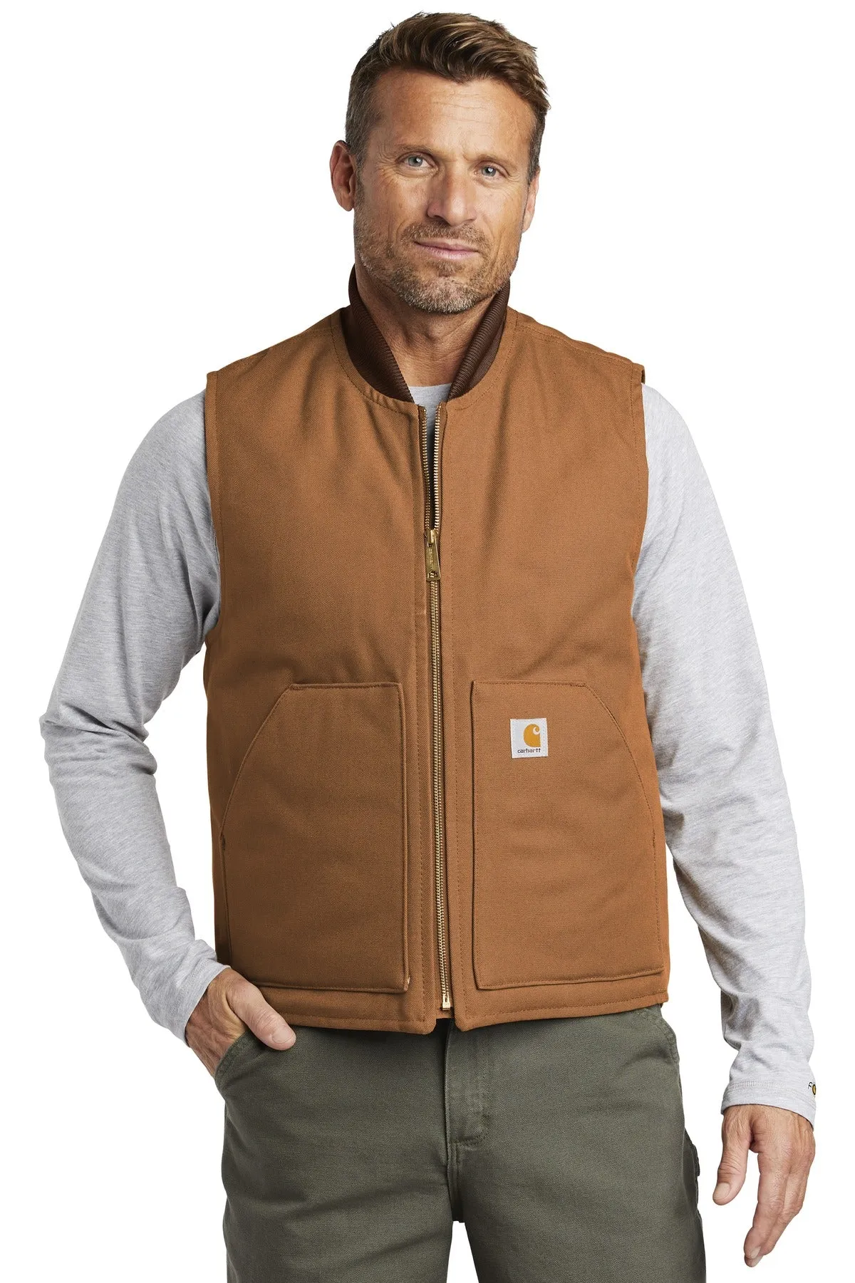 Custom Embroidered - Carhartt ® Duck Vest. CTV01