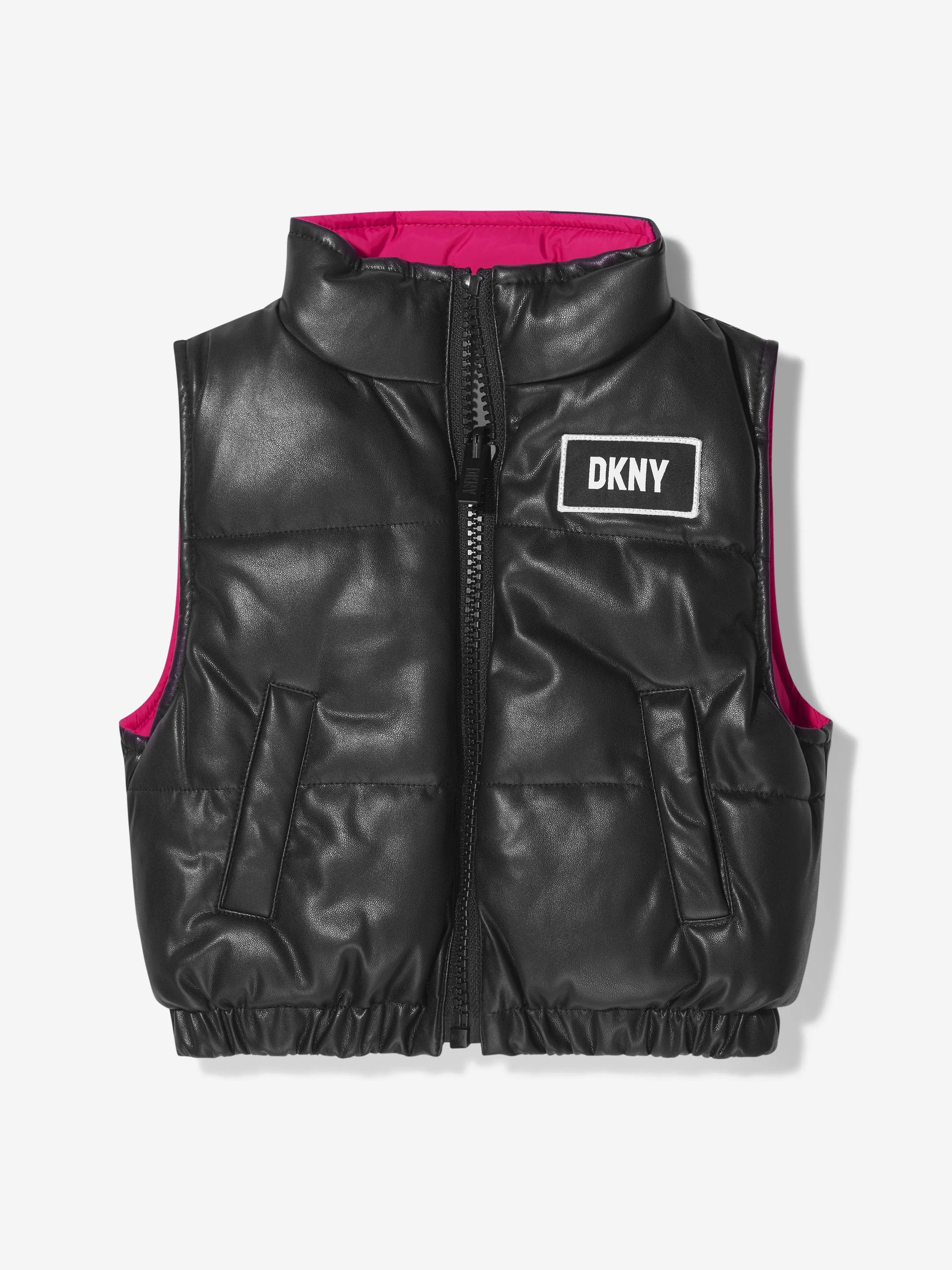 DKNY Girls Reversible Padded Gilet