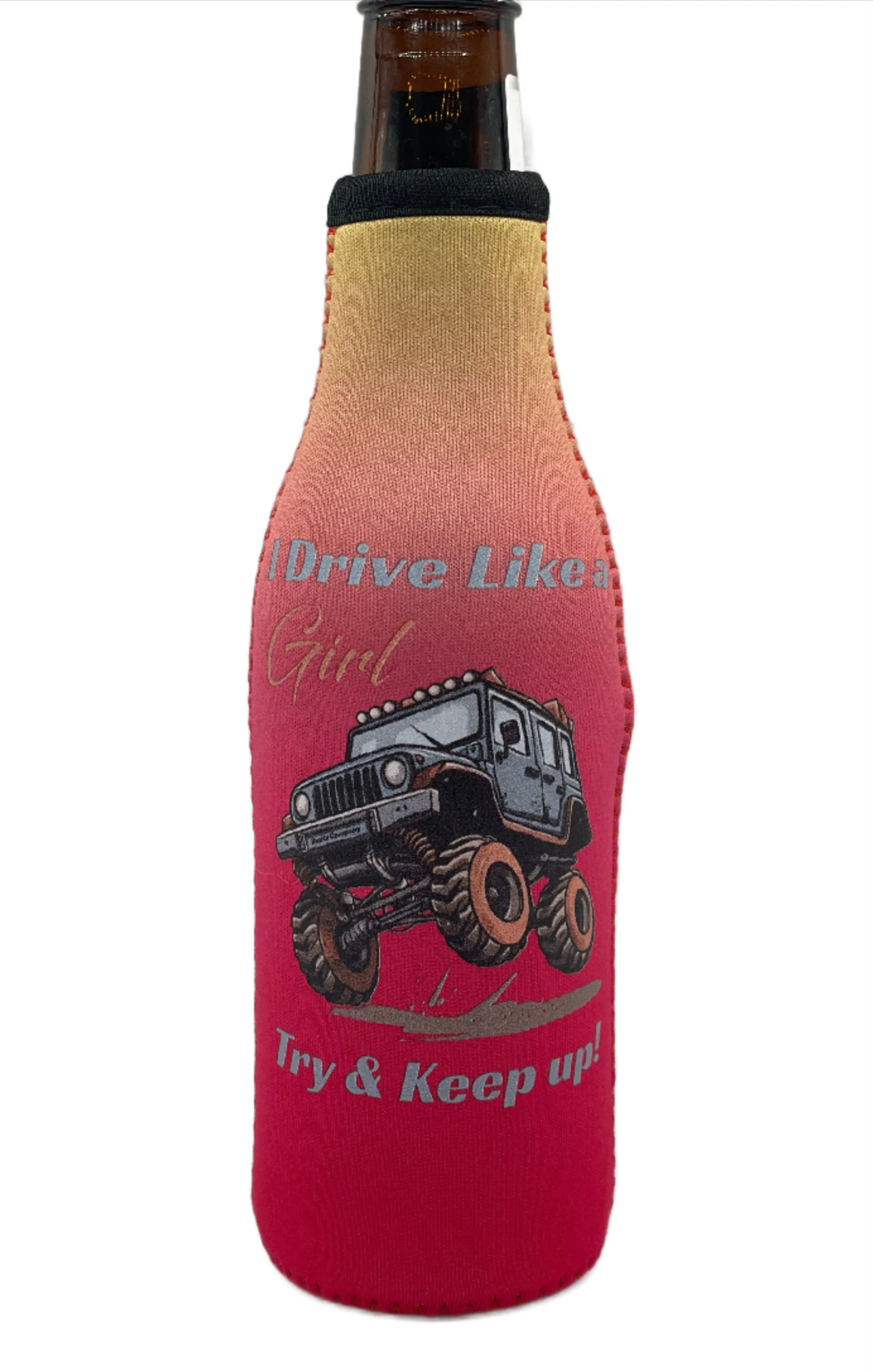 Drive Like a Girl Koozies