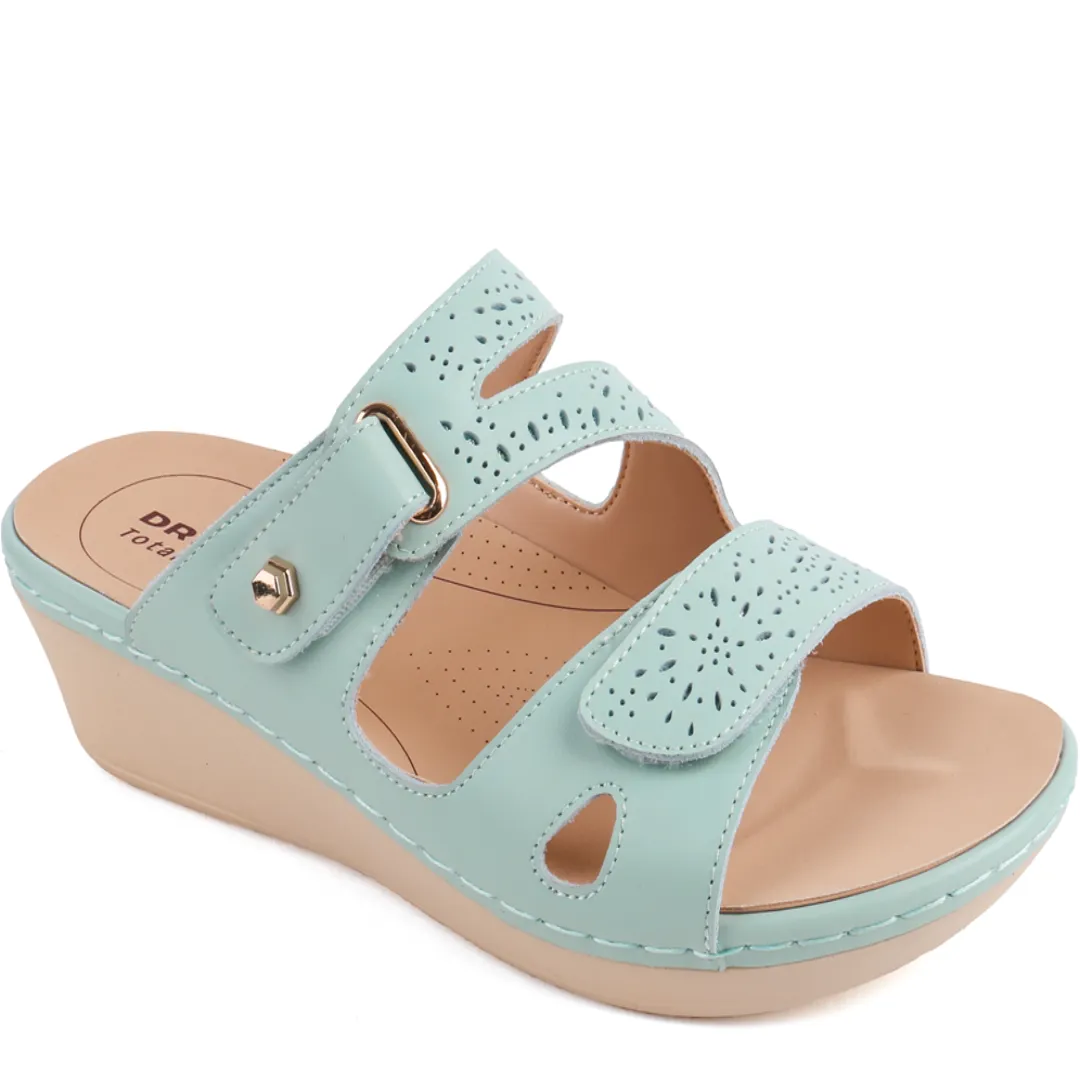 DR.KONG WOMEN REMOVABLE INSOLE SANDALS DK-S8000349E3-BLU(RP : $189)