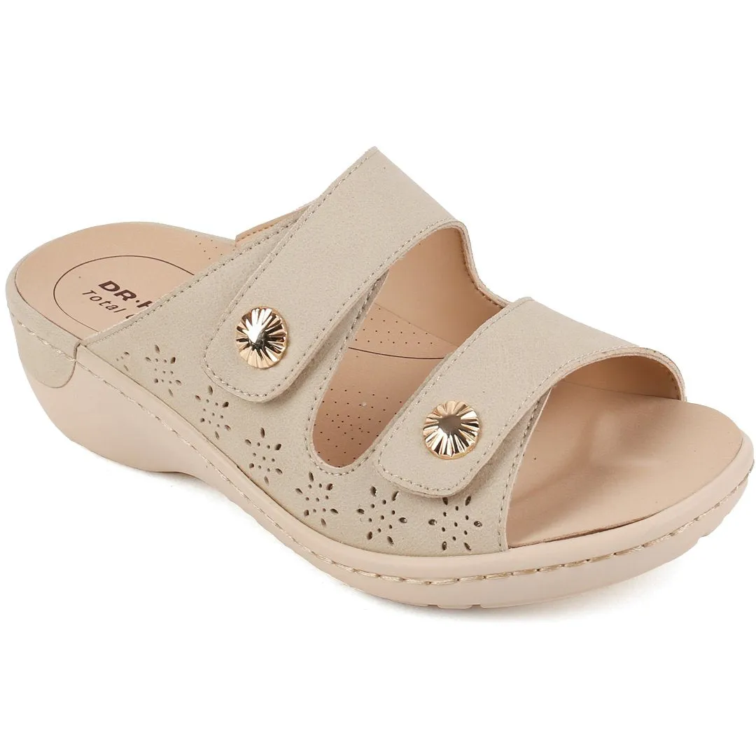 DR.KONG WOMEN REMOVABLE INSOLE SANDALS DK-S8000439E4-LBE(RP : $179)