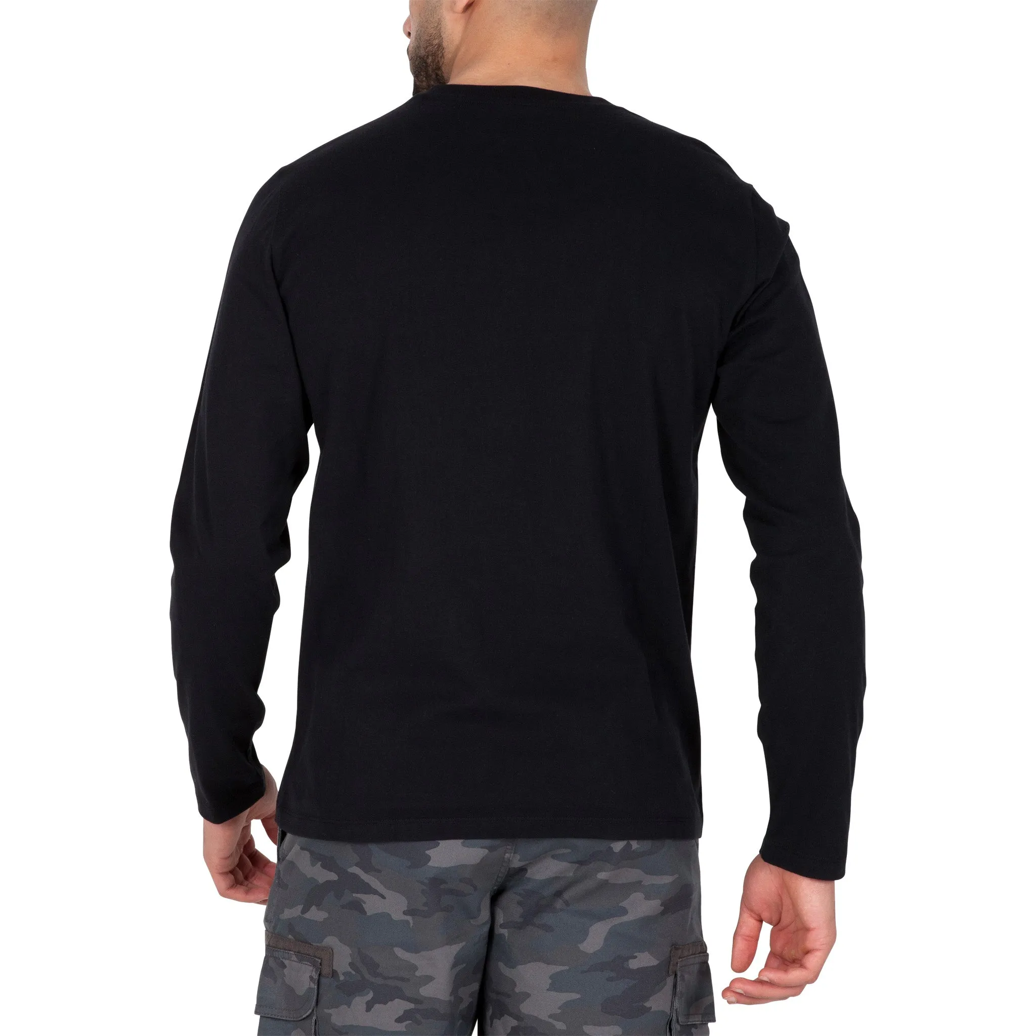 Duradrive Compass Camo Print Long Sleeve Crew Neck T-shirt