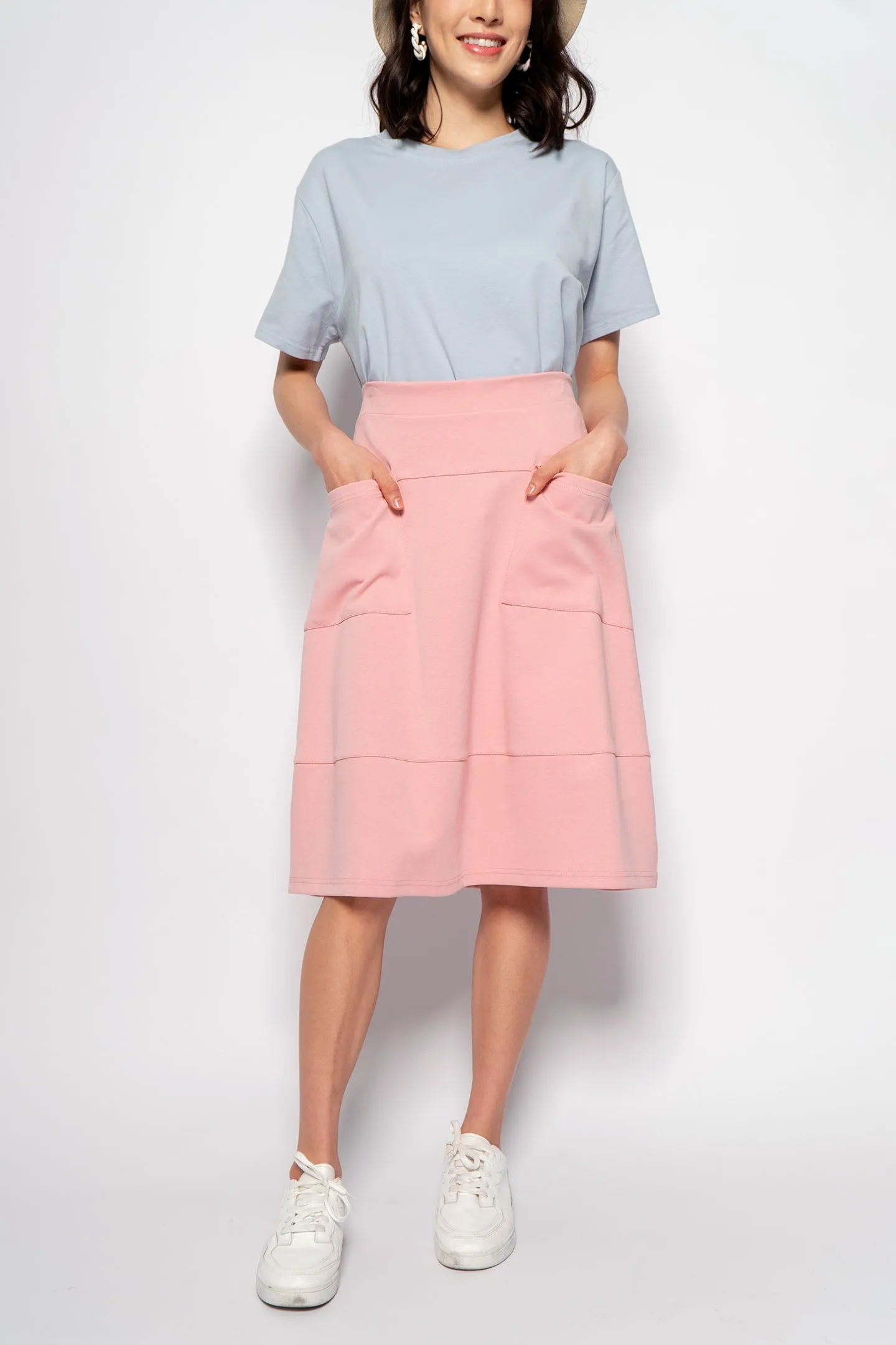 Ebenezer Skirt in Pastel Pink