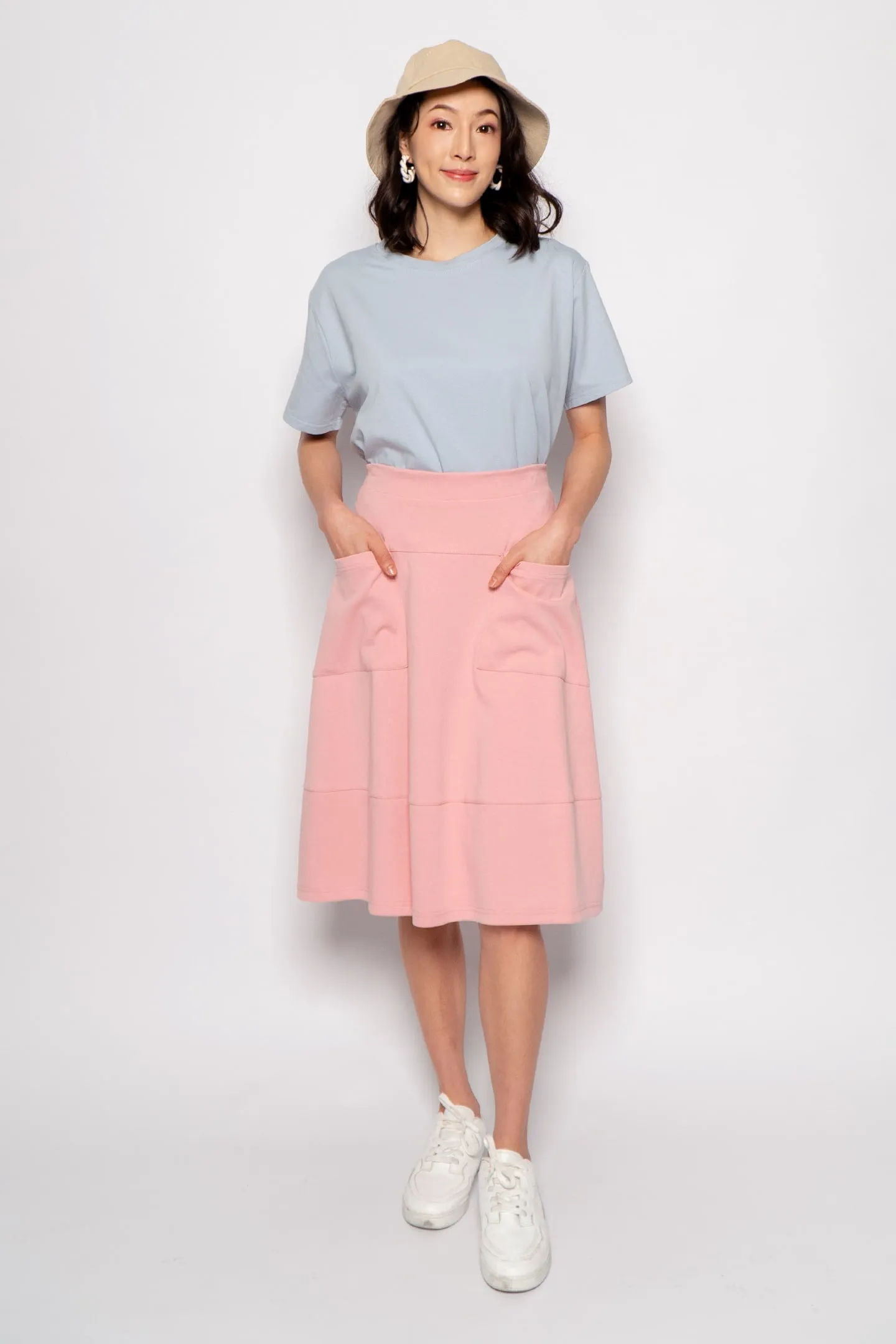 Ebenezer Skirt in Pastel Pink