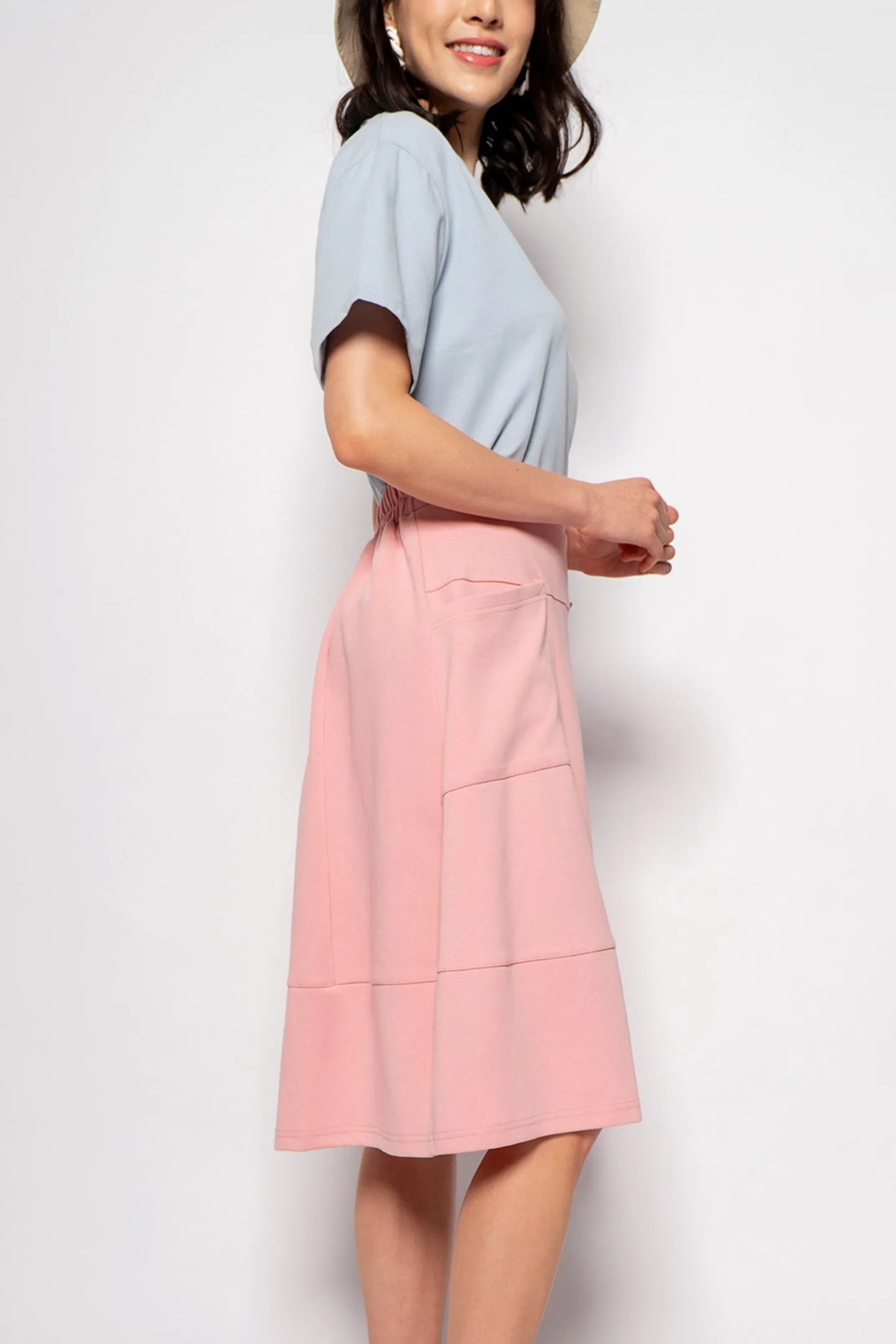 Ebenezer Skirt in Pastel Pink