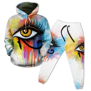 Egyptian Eye Of Ra All-over Hoodie and Joggers Set