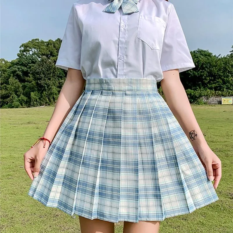 Electric Plaid Skirt (17 Colors)