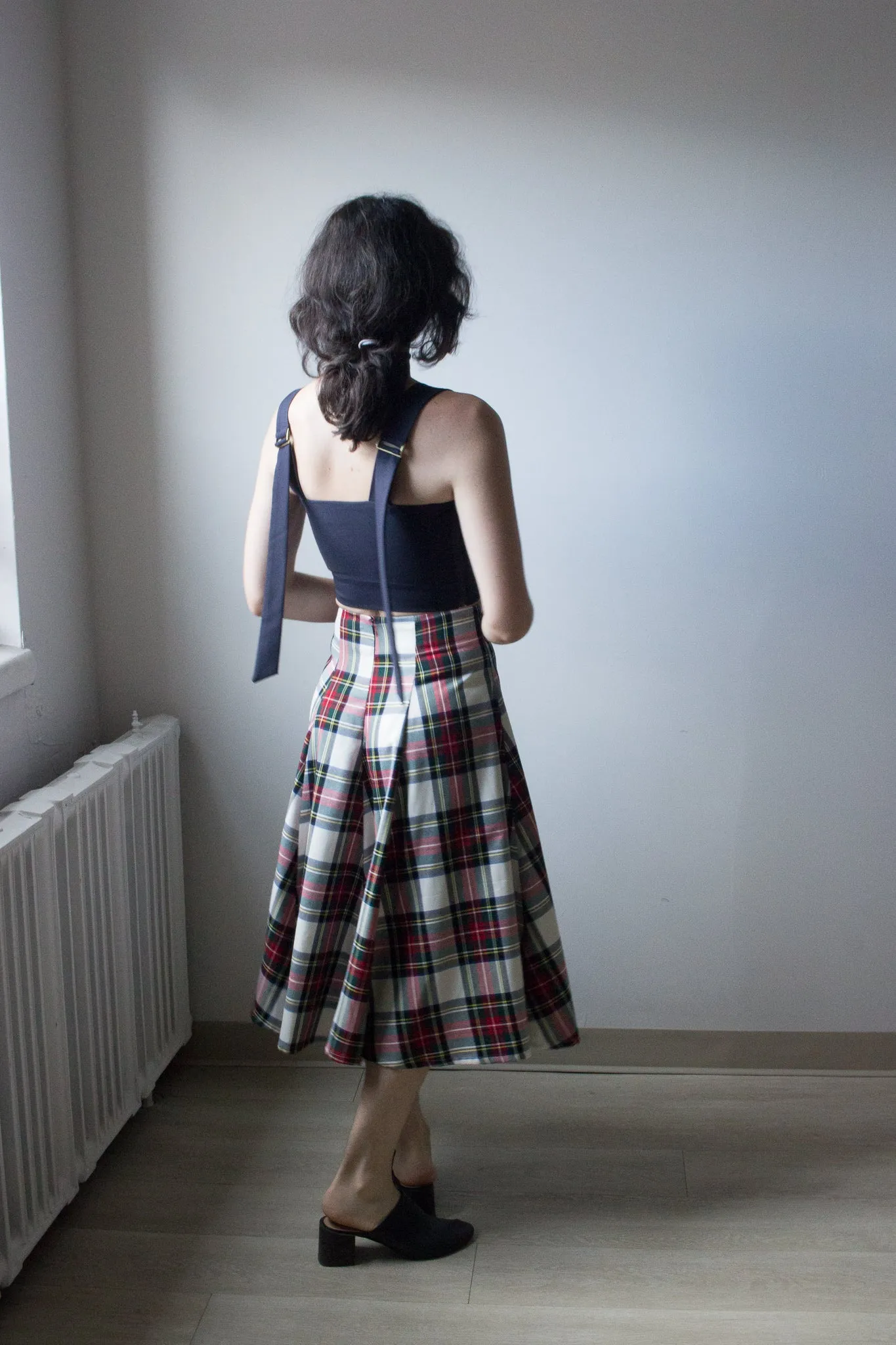 Eliza Faulkner Berkley Skirt (White Plaid)