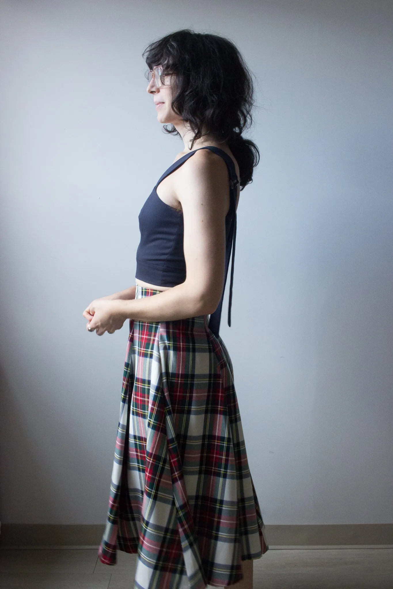 Eliza Faulkner Berkley Skirt (White Plaid)