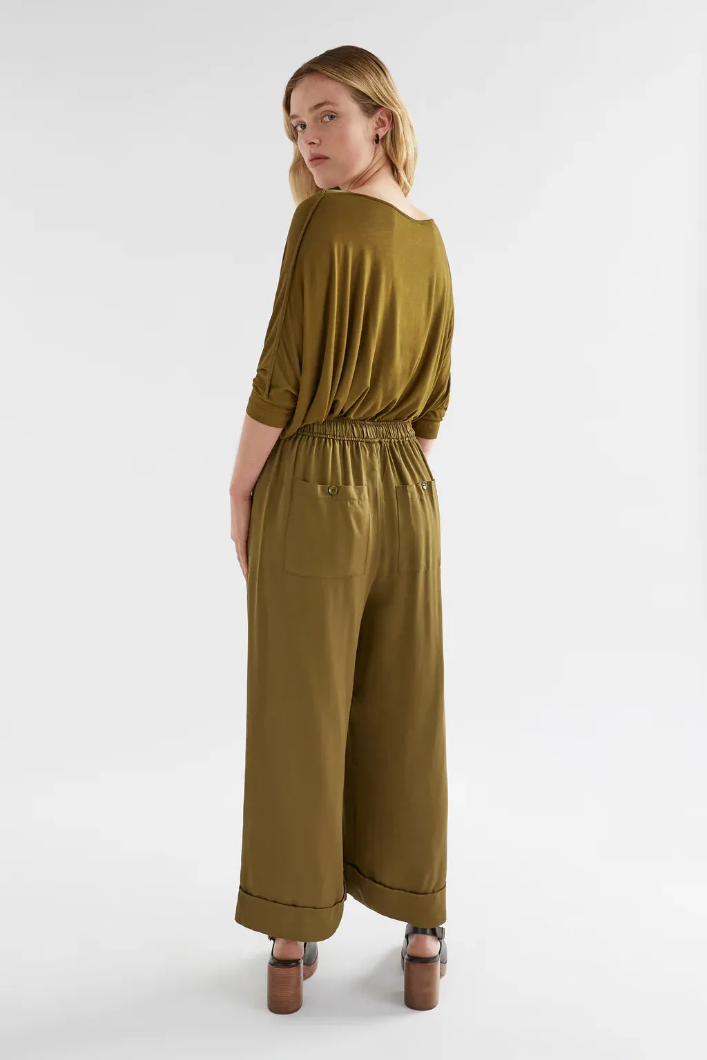 Elk The Label - Wide Leg Culotte - Olive