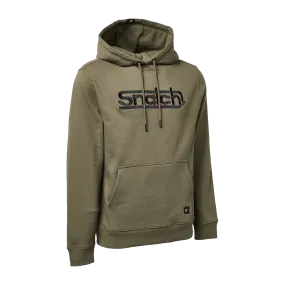 Embroidered Snatch Hoodie Army Green