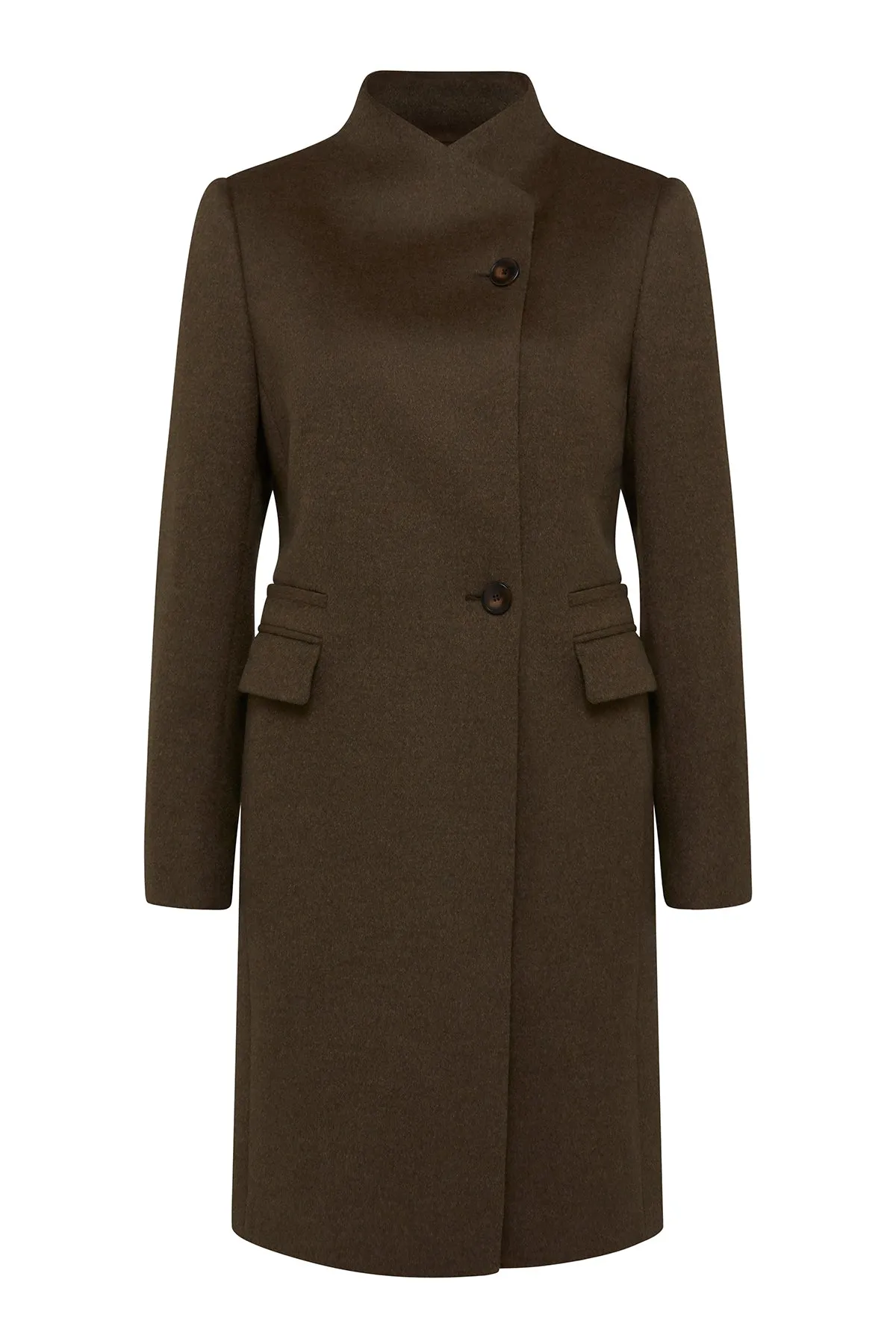 Eton Wool Coat - Khaki