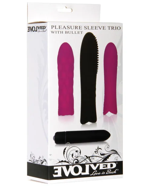 Evolved Pleasure Sleeve Trio W/bullet