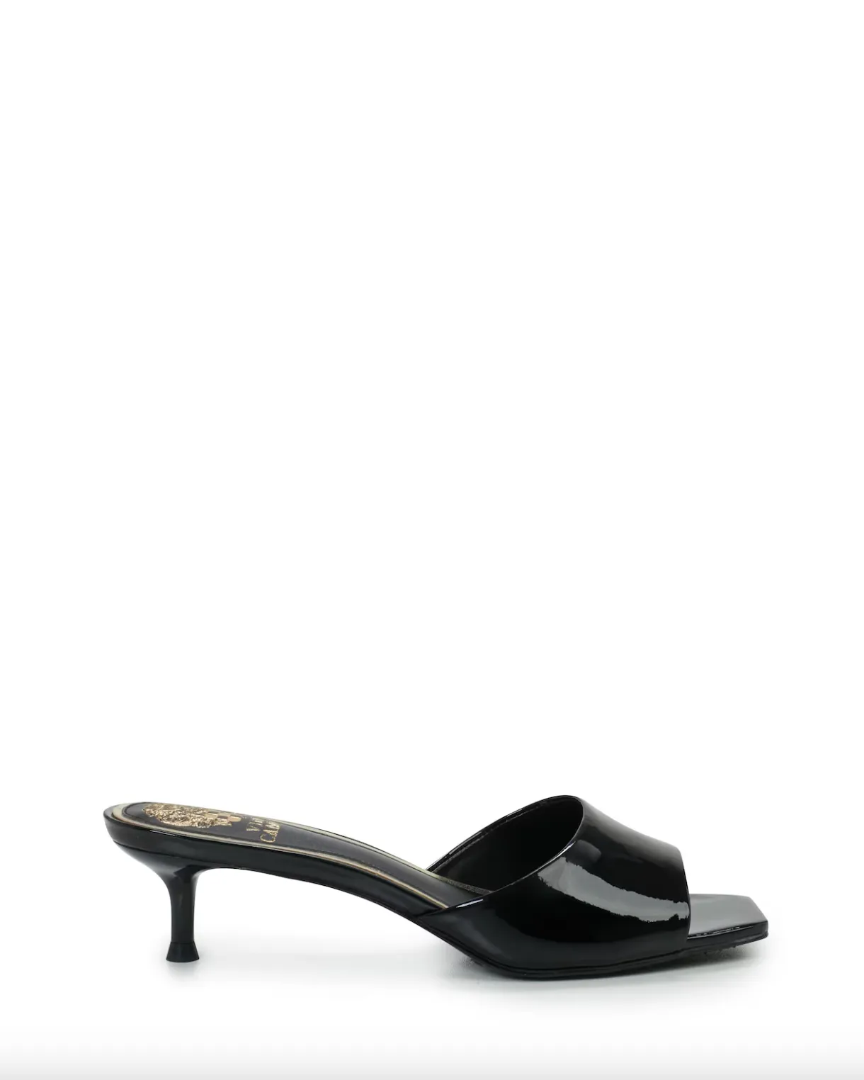 Faiza Sandal - Black Patent Leather