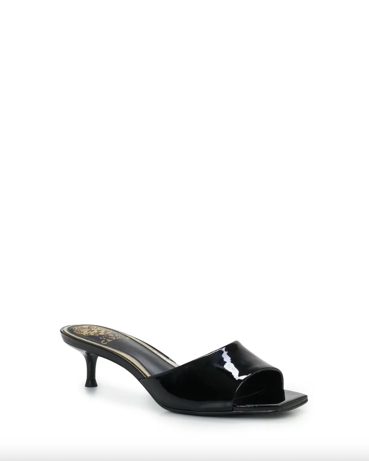 Faiza Sandal - Black Patent Leather