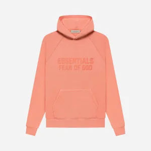 FEAR OF GOD ESSENTIALS HOODIE FW22 CORAL