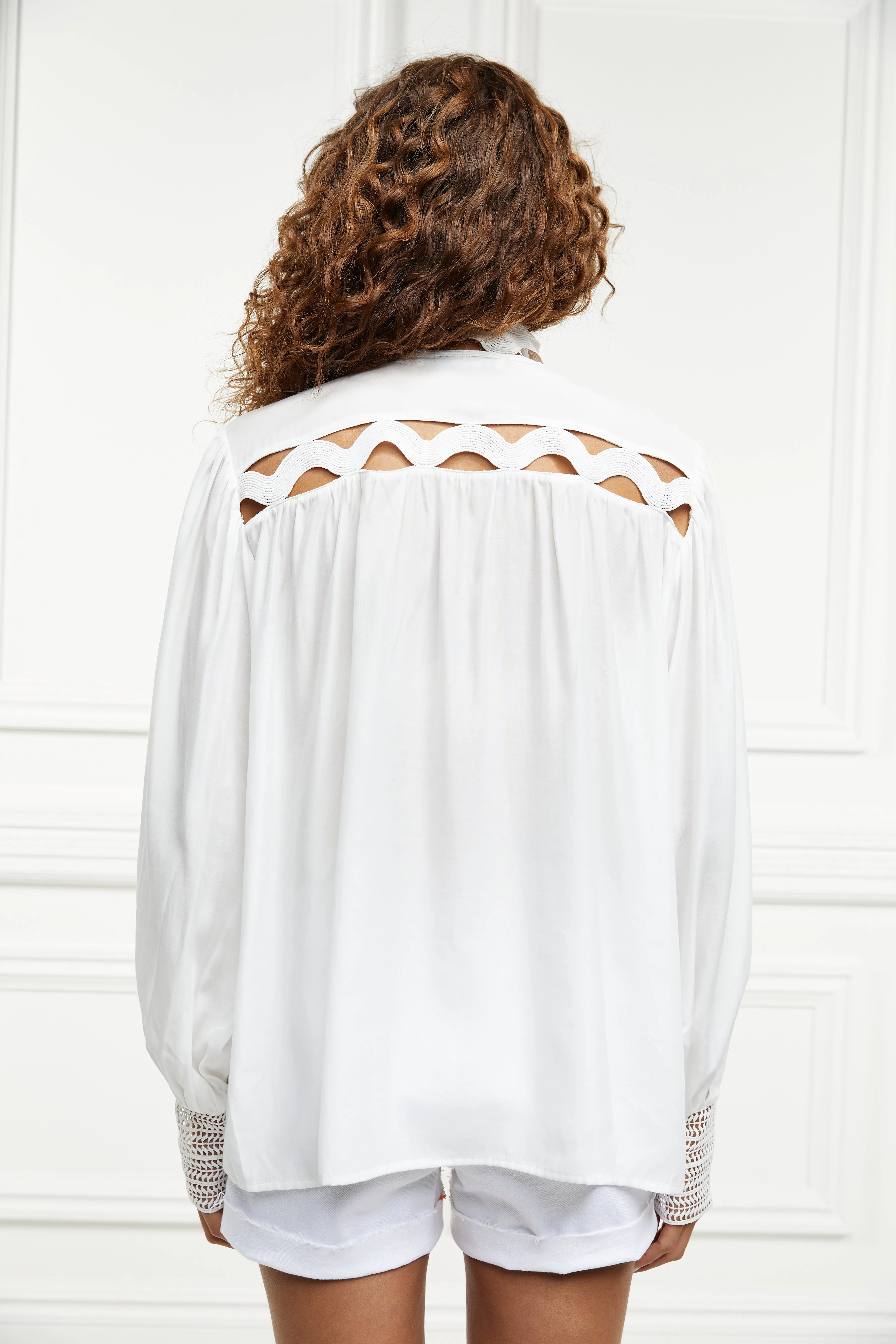 Featherton Lace Shirt (White)