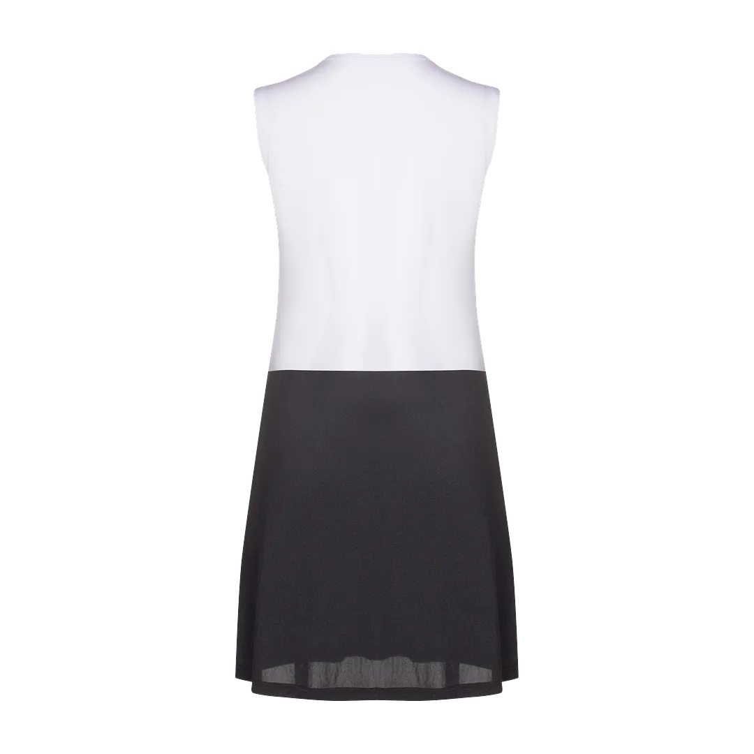 FK338 - sleeveless shell slip, organic cotton top nylon bottom