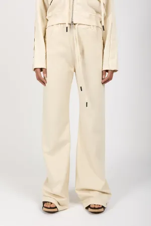 Flared Jersey Pant in Shell