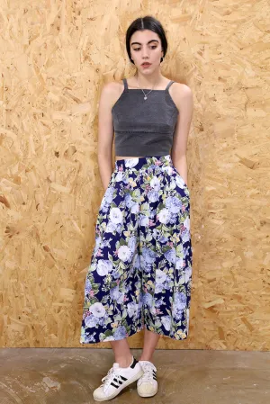 Floral Fresh High-Waisted Cullotes