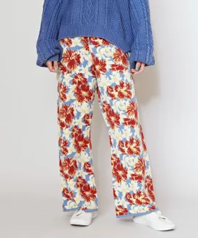 Floral Pattern Easy Pants