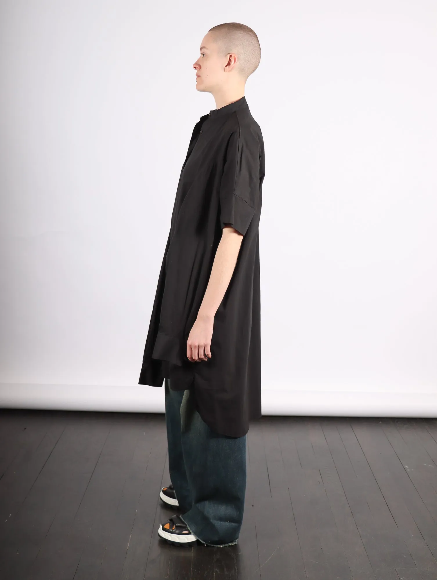 Fold Shirt in Black by Henrik Vibskov