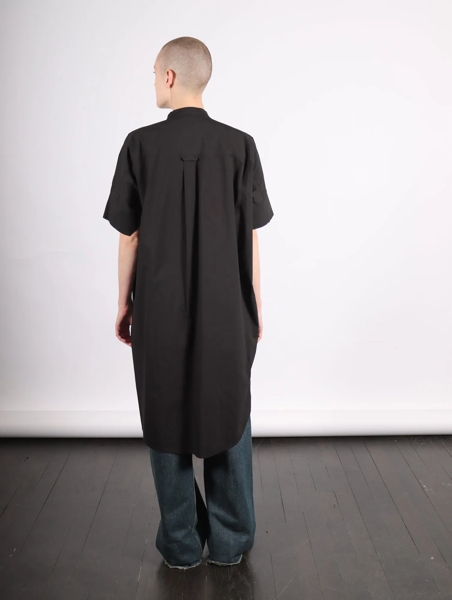 Fold Shirt in Black by Henrik Vibskov