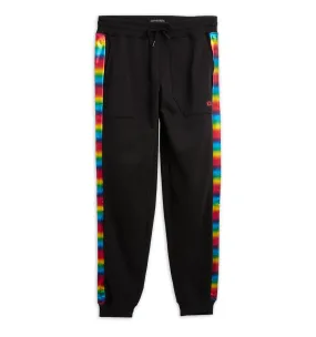 French Terry Jogger - Metallic Rainbow