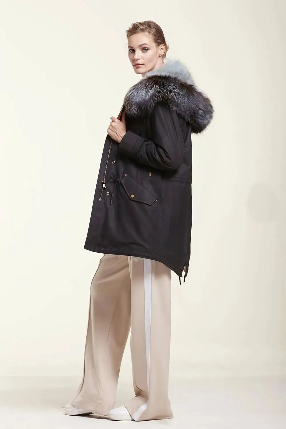 Fur parka