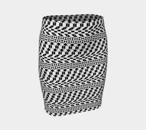 Geometric Fun Fitted Skirt