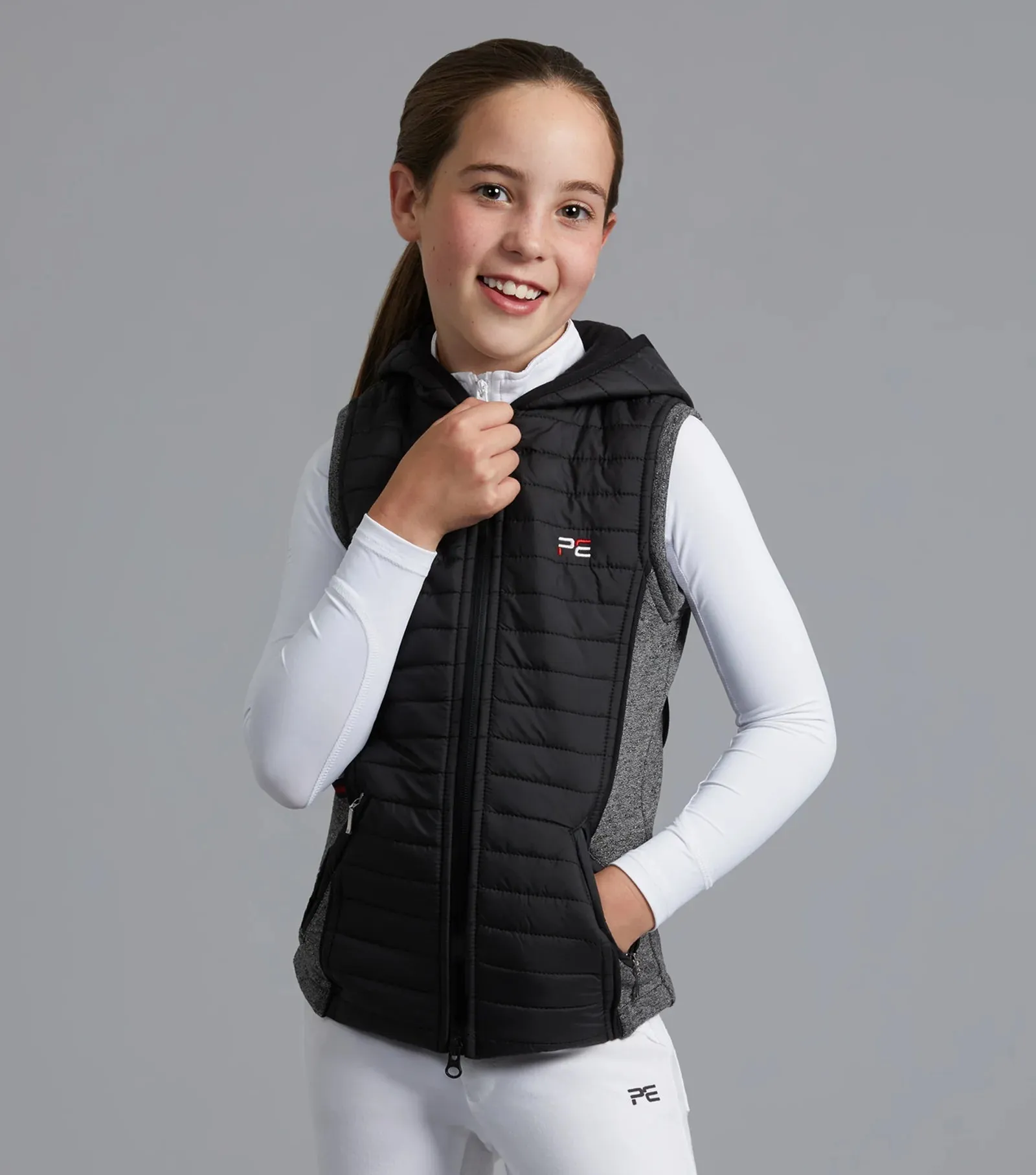 Gilet d'équitation hybride PREMIER EQUINE pour fille Mini Lamera, 2 coloris