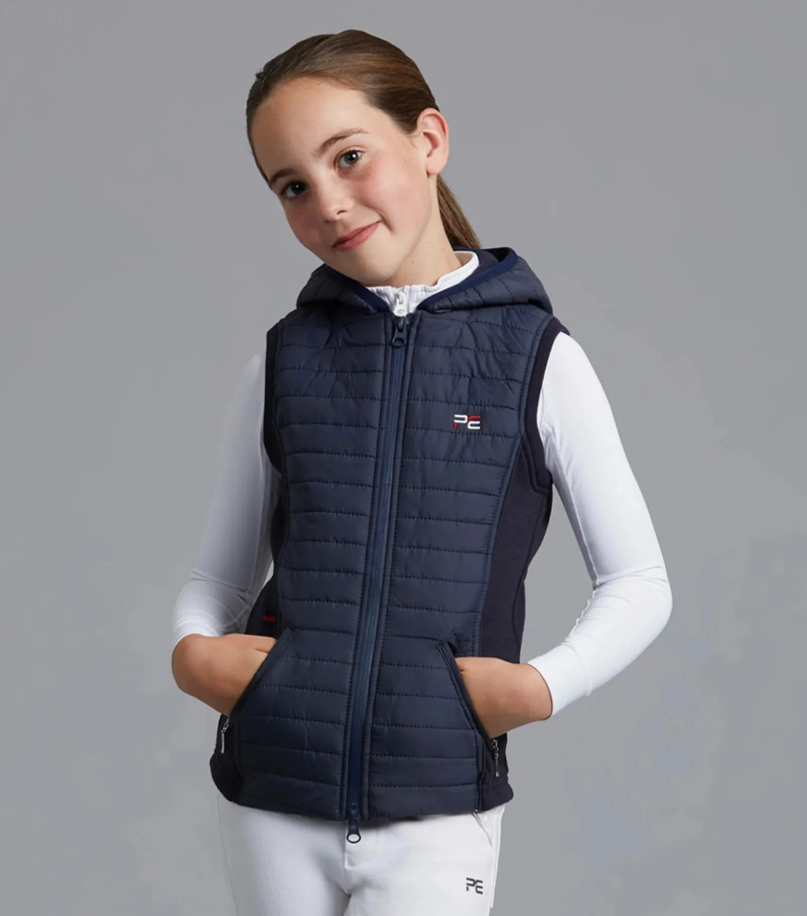 Gilet d'équitation hybride PREMIER EQUINE pour fille Mini Lamera, 2 coloris