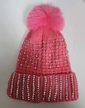 Girls Knit Hat (Click for colors)