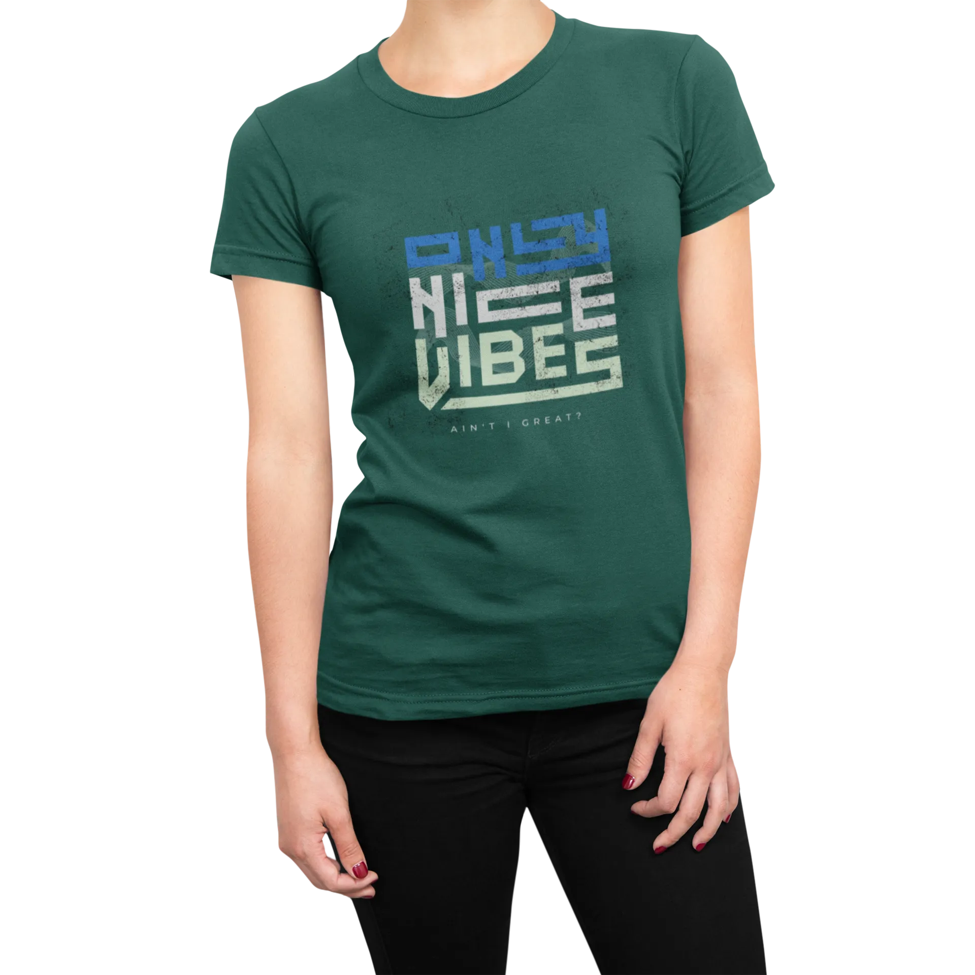 Good Vibes T Shirt for Women D39