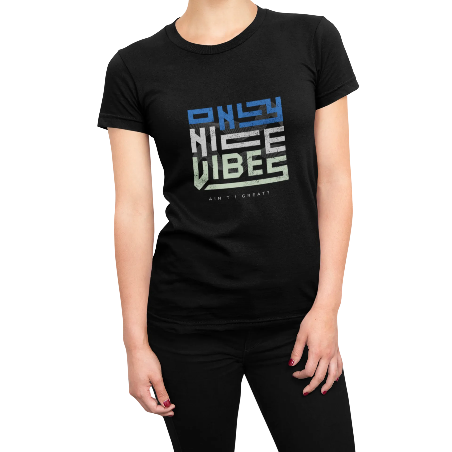 Good Vibes T Shirt for Women D39