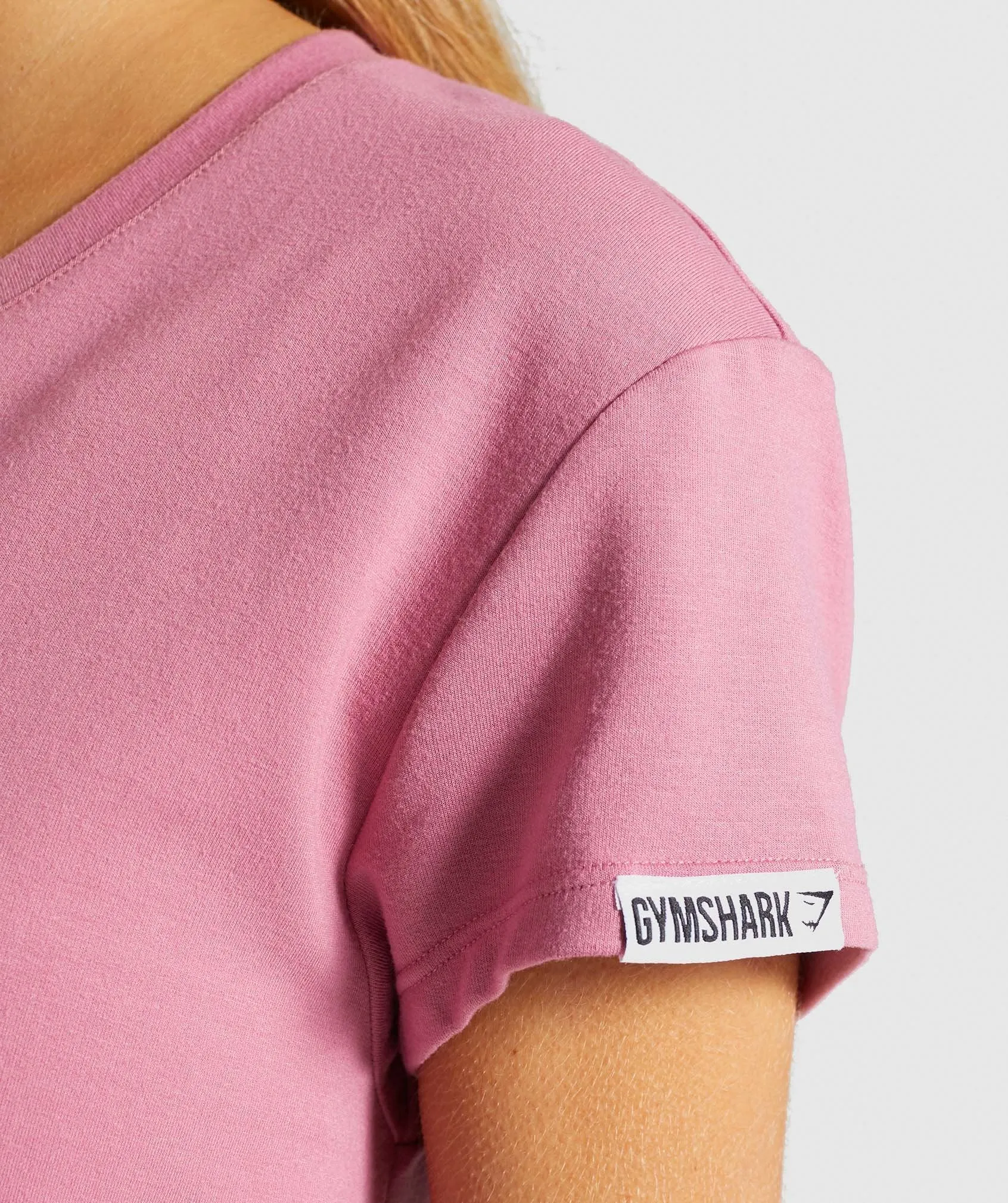 Gymshark Slounge Cinched Tee - Dusky Pink