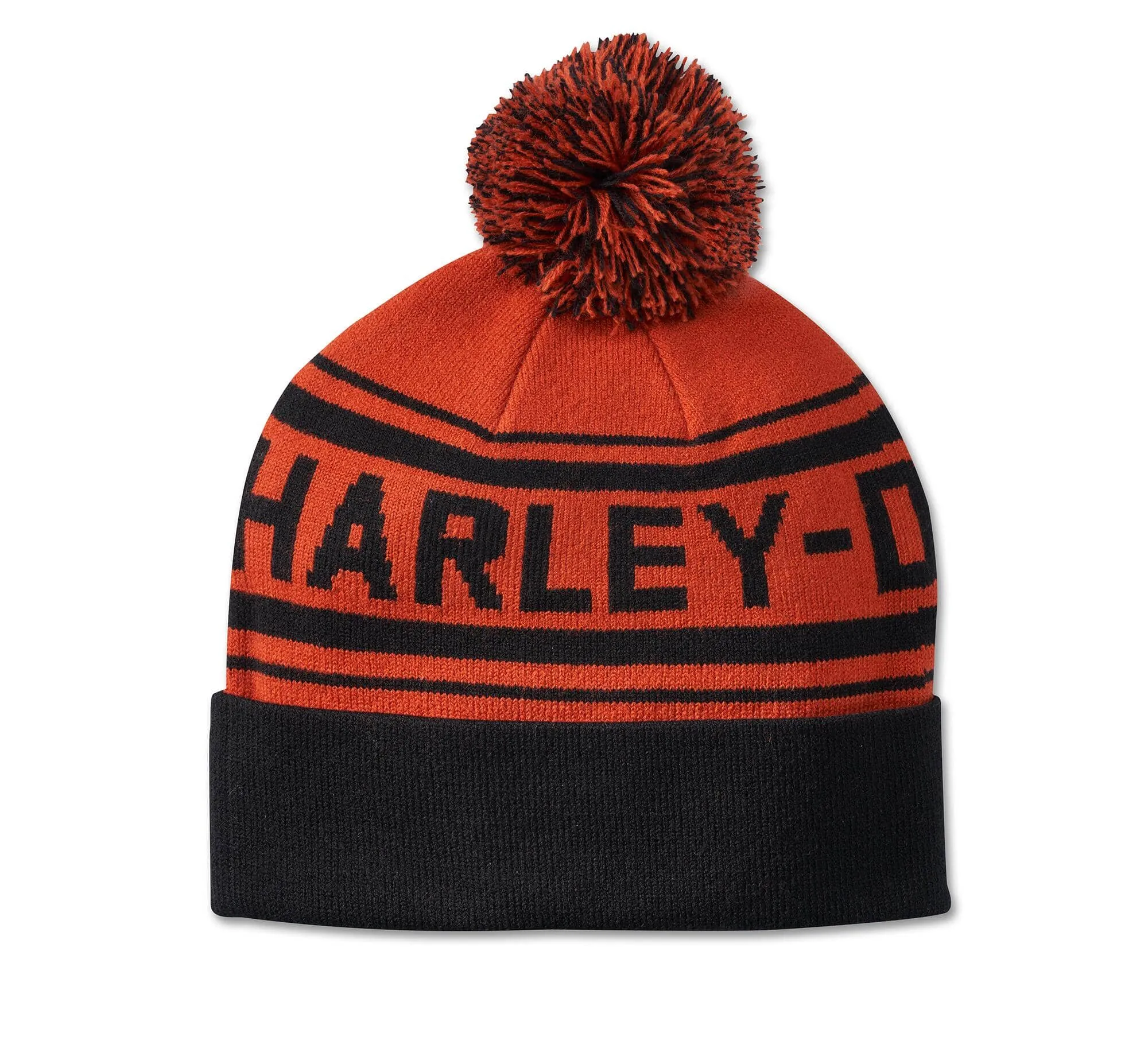 Harley-Davidson Combustion Pom Beanie, Vintage Orange - 97658-24VM