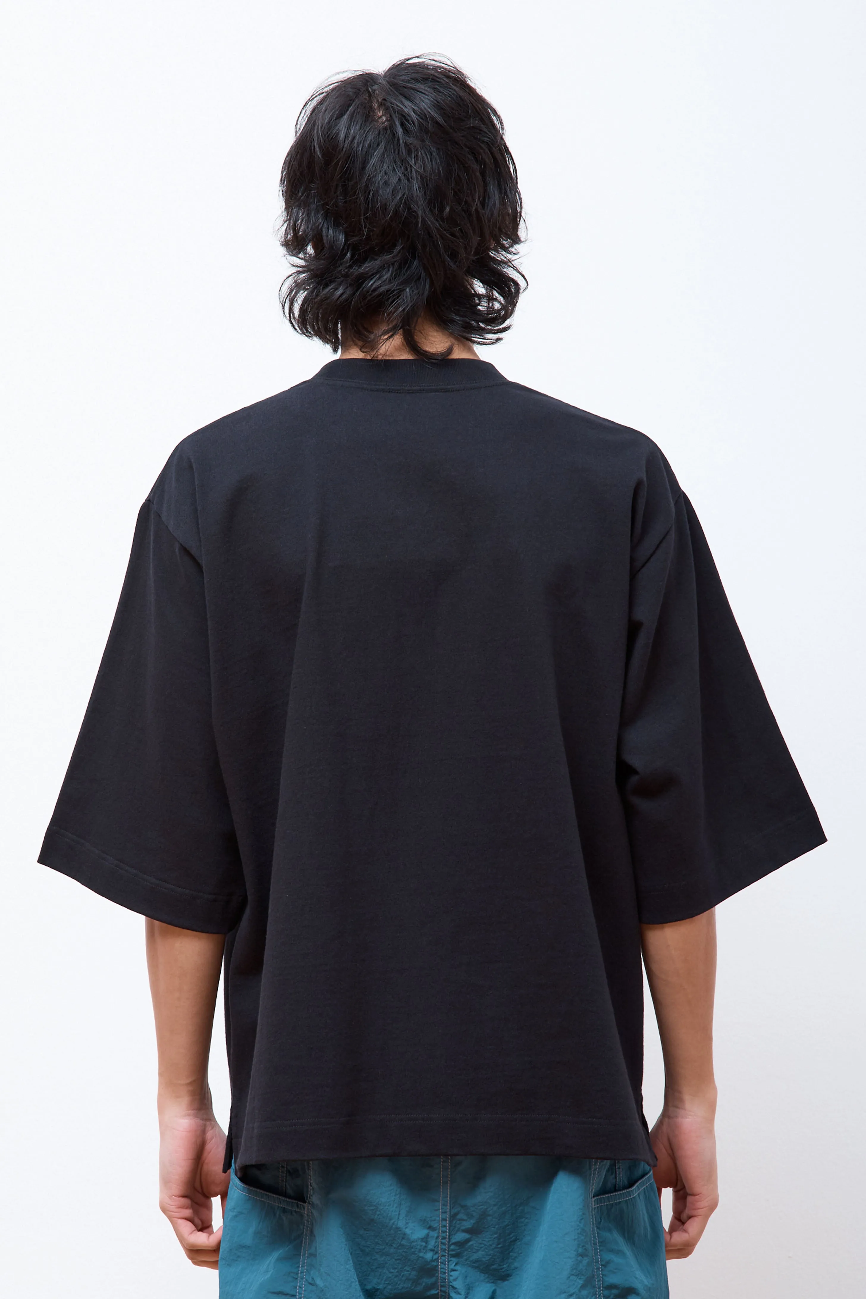 Heavy Cotton Pocket HS T-Shirt Black