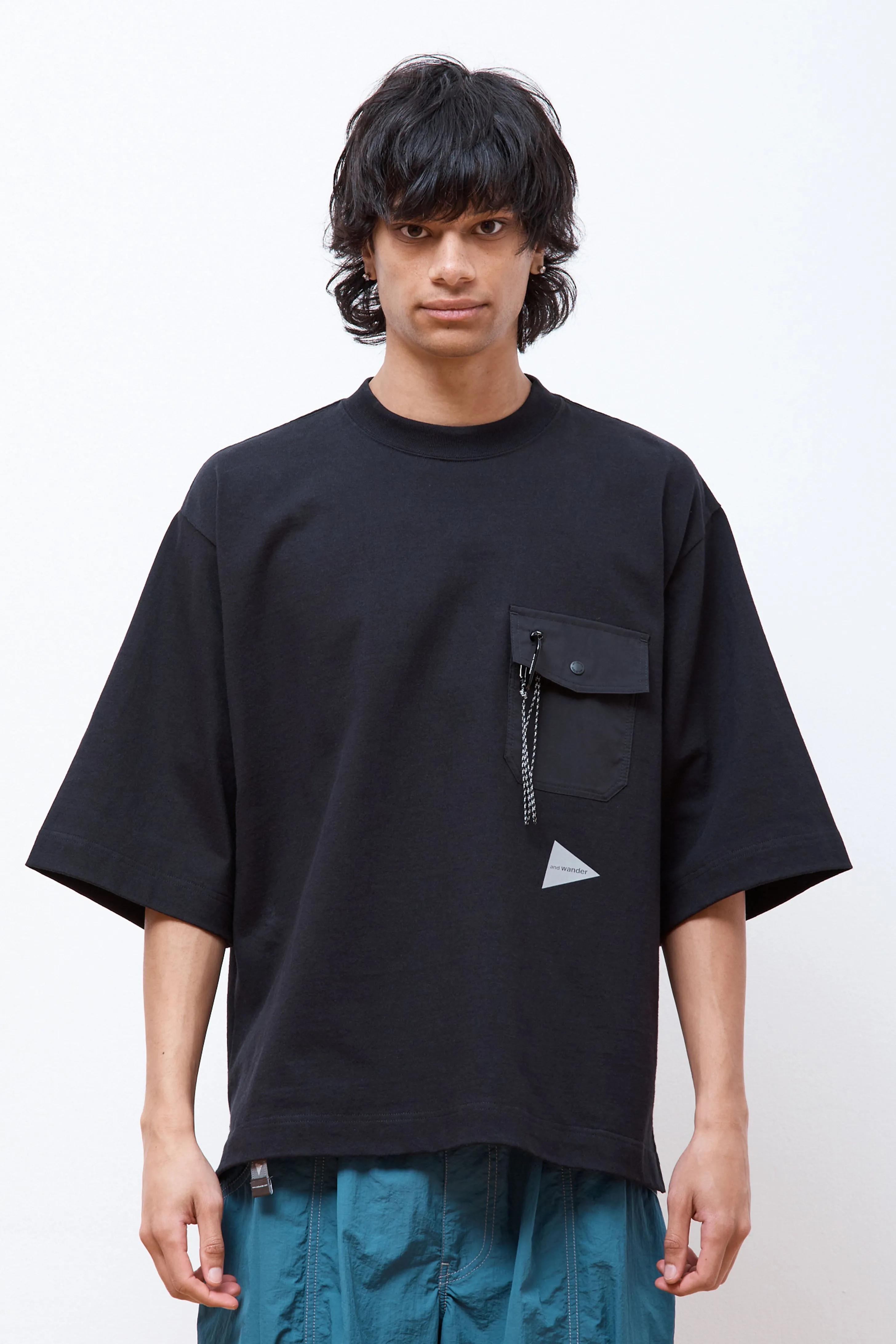 Heavy Cotton Pocket HS T-Shirt Black