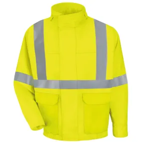 Hi--Visibility Bomber - Class 2 Level 2 JY38 - Fluorescent Yellow/Green