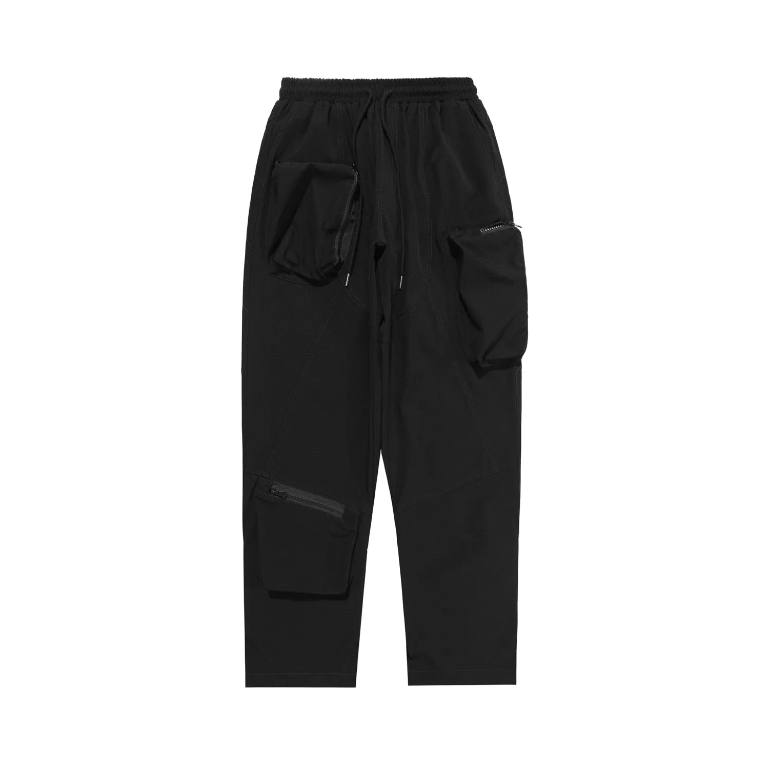 Hip Hop Cargo Pants Autumn Functional Multi Pockets Joggers Trousers for Men Women Elastic Waist Fashion Pant