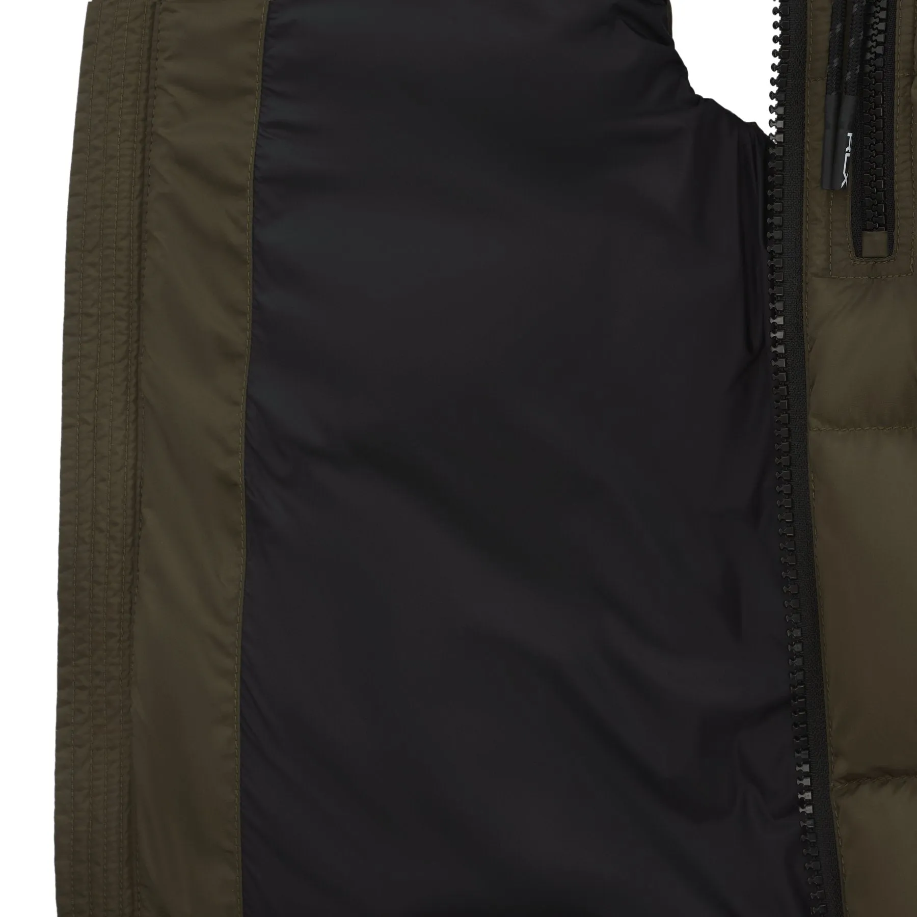 Hooded White Duck-Down Padded Gilet